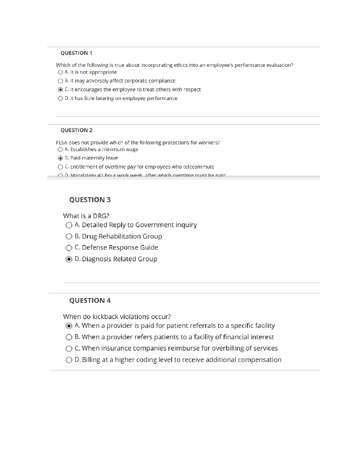 Preview of Rasmussen College - HIM 2410 Module 5 Quiz All Correct STUDY GUIDE